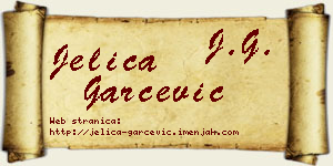 Jelica Garčević vizit kartica